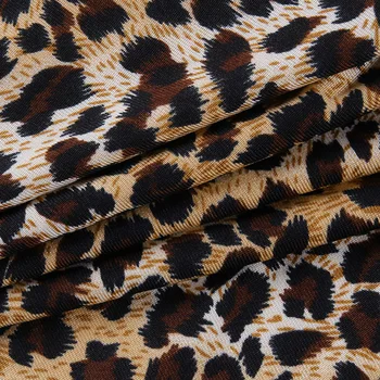 Leopard Šport Vyhovovali Sexy Dlhý Rukáv Plodín Hore a Štíhle Pružné Ceruzkou Nohavice Dva Ks súprava Tepláková súprava Žena Jeseň 2020 Móda