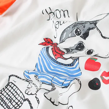 Letné Krátke Pyžamá Bavlnená Šortky Sleepwear Kórejský Voľné Plus Veľkosť Pijama Mujer Karikatúra Roztomilý Pes Tlač Pyžamo Pj Nastavenie