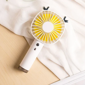 Letné Prenosné Malých Fanúšikov Tvorivé Osobnosti Roztomilý Ventilátor Vypnúť Prenosné Ručné Nabíjanie Mini Ventilátor