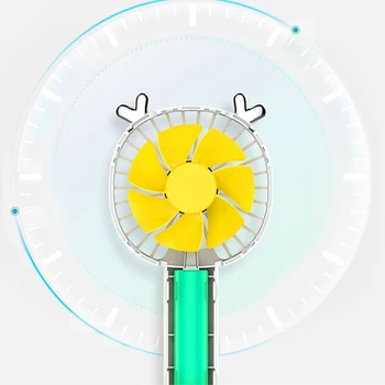 Letné Prenosné Malých Fanúšikov Tvorivé Osobnosti Roztomilý Ventilátor Vypnúť Prenosné Ručné Nabíjanie Mini Ventilátor