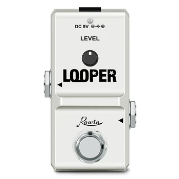 LN-332A Inovované Drobné Looper Elektrická Gitara Efekt Pedál 10 Minút Opakovanie Neobmedzený Overdubs 24086