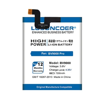 LOSONCOER U536174P 7200mAh Batérie Náhradné Batérie Pre Blackview BV9000 /BV9000 Pro Batéria BV9000