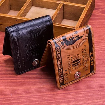 Luxusné Originálne Kožené Peňaženky Móda Krátkych Bifold Mužov Peňaženky Bežné Soild Peňaženka Na Mince Vrecku Peňaženky Muž Peňaženky 28775