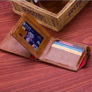 Luxusné Originálne Kožené Peňaženky Móda Krátkych Bifold Mužov Peňaženky Bežné Soild Peňaženka Na Mince Vrecku Peňaženky Muž Peňaženky