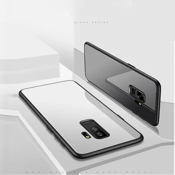 Luxusné Originálne Tvrdeného Skla telefón puzdro Pre Samsung Galaxy Note 10 Pro Silikónové Okraji Galaxy Note 10 Plus pevný Zadný Kryt Plášťa