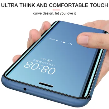 Luxusné Zrkadlo Smart Case Samsung Galaxy S10e Flip Puzdro Pre Samsung S8 S9 S10 Plus Prípade M20 M10 Poznámka 8 9 Telefón Prípade S7 Okraj