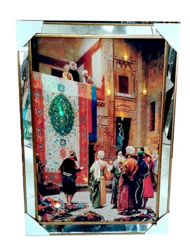 Luxusné Zrkadlo Zarámované Digitálne Maliarske Plátno 70 * 100 cm 898