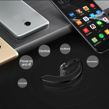 M20 Bluetooth Slúchadlá Business Bezdrôtové Stereo Slúchadlá HD Zavolať na Zníženie Hluku, S Mikrofón Handsfree Hairphone Športové Slúchadlá