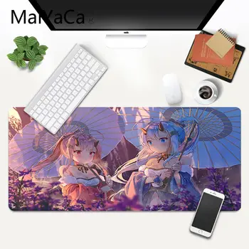 MaiYaCa Azur Lane anime Krásne Anime Mouse Mat Herné Podložka pod Myš hráč Veľké Deak Mat 600x300mm ako Vianočný darček