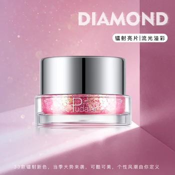 Make-up, Očné tiene Glitter Gel Oči tvoria Diamond Shinning Eyeshadow Prášok Maquiagem Umenie Lesklé Svetlé Flash Tiene Krém