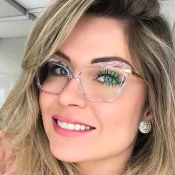 Mačka Okuliare Ženu Sexy Optické Gafas Muž 2020 Módne Cateye Počítač Predstavenie Modré Svetlo Blokuje UV400 Oko Protecter Muž