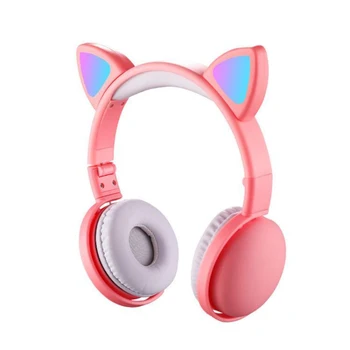Mačka Ucho LED Svetlo Bluetooth 5.0 Bezdrôtové Slúchadlá Potlačením Hluku Headset Dospelých Dieťa Pre Xiao Mobilný Telefón iPhone 24751