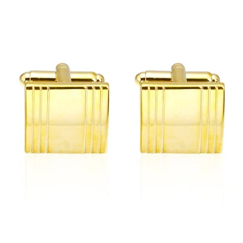 MeMolissa Luxusné Tričko Zlatá Farba Štvorcové manžetové gombíky pre pánske Značky putá tlačidlá manžetové Vysokej Kvality abotoadura šperky