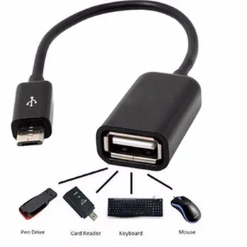 Micro USB OTG Kábel pre ASUS Zenfone 2 Laserové Delux ZE551ML /ZenFone ÍSŤ Zenpad 7 8 10 Memopad Fonepad OTG Host Adapter