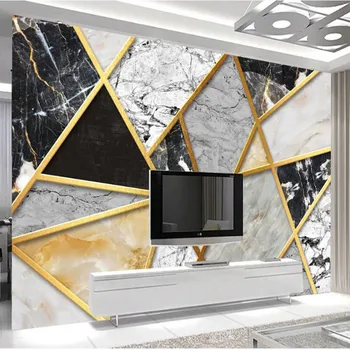 Milofi vlastné veľké tapety nástenná maľba moderný minimalistický mramoru abstraktné geometrické obývacia izba, spálňa pozadí na stenu