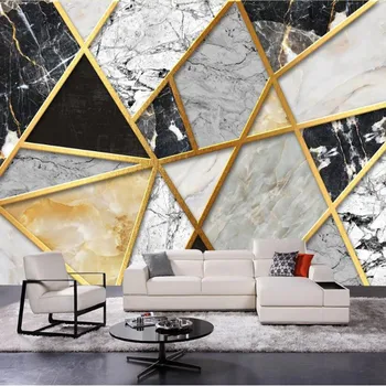 Milofi vlastné veľké tapety nástenná maľba moderný minimalistický mramoru abstraktné geometrické obývacia izba, spálňa pozadí na stenu
