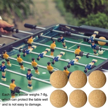 Mini Drevený Stolný Futbal pre 36 mm Stolný Futbal Dospelých a Deti (12PCS)