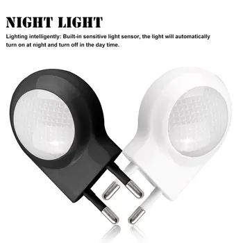 Mini LED Slimák Nočné svetlo Automatické Nočné Lampy, Vstavaný Svetelný Senzor, kontrolka Nástenné Svietidlo Pre Dieťa Deti Spálňa EÚ/Plug NÁS