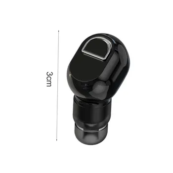 Mini Neviditeľné In-Ear J21 Bluetooth 5.0 Jedného Headsetu Nepremokavé Zníženie Hluku Business Športové Slúchadlá Bezdrôtové Slúchadlá