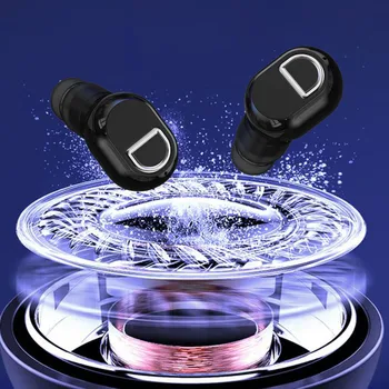 Mini Neviditeľné In-Ear J21 Bluetooth 5.0 Jedného Headsetu Nepremokavé Zníženie Hluku Business Športové Slúchadlá Bezdrôtové Slúchadlá