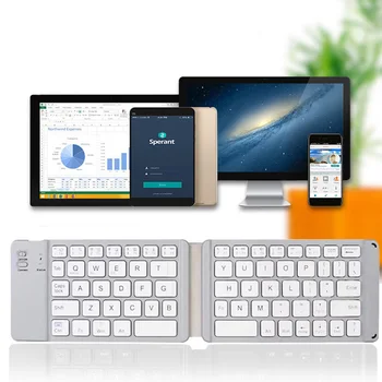 Mini Telefón, Notebook Pre IOS Android Skladacie Klávesnice Prenosných Cestovať naľahko Tablet Bezdrôtový Kompaktný Bluetooth 3.0 USB Nabíjateľné