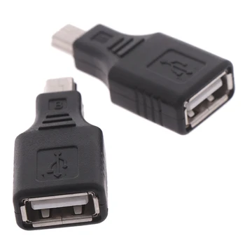 Mini USB Samec na USB Žena Converter Konektor pre Prenos údajov Sync OTG Adaptér pre Auto AUX MP3, MP4 Tablety Telefóny U-Disk 47640