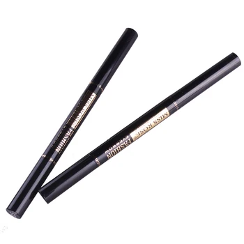 Miss Rose eye make-up 2 v 1 automatické obočie ceruzka so štetcom nepremokavé čierna káva farba na obočie enhancer pomade MS125