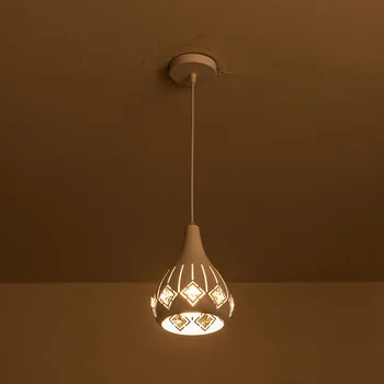 Moderné interiérové dekoratívne osvetlenie jednoduché železo crystal Led Luster jedáleň závesné svetlo led lustre strop