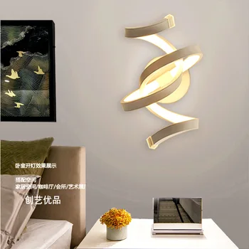 Moderné led kameň penteadeira luminaria arandela espelho cabecero de cama dinging izba lampa