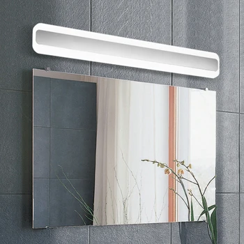 Moderné Led Kúpeľňa Nástenné svietidlo 40/50CM Zrkadlo predné svetlo Minimalizmus, Spálne, wc make-up steny sconces svetlá Hliníkové Osvetlenie
