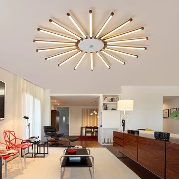 Moderné LED stropné svietidlo diaľkové ovládanie hliníkové stropné osvetlenie pre spálňa/obývacia izba vnútorné stropné lampy, svietidlá