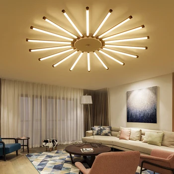 Moderné LED stropné svietidlo diaľkové ovládanie hliníkové stropné osvetlenie pre spálňa/obývacia izba vnútorné stropné lampy, svietidlá
