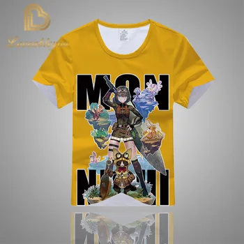 Monster Hunter Sveta Mužov a Žien Oblečenie T-Shirts O Krk Tlač Módny, Elegantný Príležitostné Letné Tee Košele, Topy