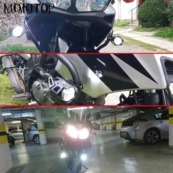 Motocykel 12V LED Svetlomety Pomocné Lampa U5 Pozornosti Motorka Pre Suzuki GSF600 Bandit BURGMAN 400 GS 1000 500E GSX250