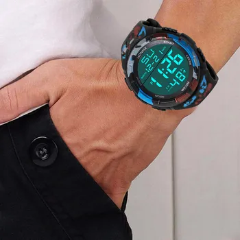 Muži Náramkové Hodinky Analógové Digitálne Vojenské Športové LED Vodotesné hodinky elektronické muž muž športové hodinky 2020 hodinky mužov
