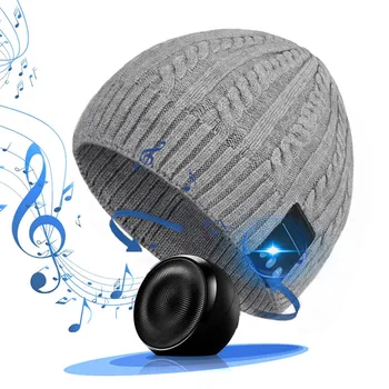 Muži Ženy Zabudovaný Mikrofón Bluetooth Čiapočku Bezdrôtové Slúchadlá USB Nabíjateľné HD Stereo Zimné tečúcu Hudba Spp