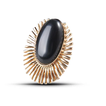 MZC 2019 New Black Crystal Oči Brošne Kolíky Elegantné Rias Kamienkami Brosche pre Ženy Corsage Preklopke Kolíky Mujer Brosh Šperky