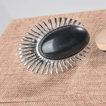 MZC 2019 New Black Crystal Oči Brošne Kolíky Elegantné Rias Kamienkami Brosche pre Ženy Corsage Preklopke Kolíky Mujer Brosh Šperky