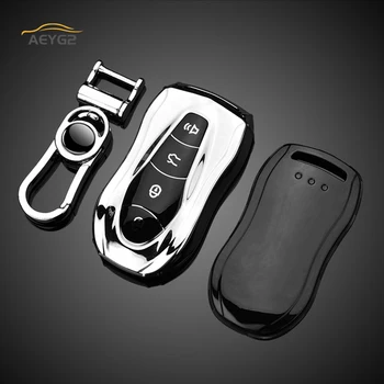 Mäkké TPU Auto Diaľkové Tlačidlo Úplné Pokrytie Prípade Geely Azkarra FY11 Atlas Pro Nové Emgrand GS X6 SUV ES7 Auto Smart Key Shell Keychain