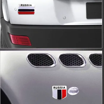 Móda Kvalitu 3D Hliníkovou ruskú Vlajku Odznak Nástroj Štítok Príslušenstvo pre Opel Astra VAUXHALL MOKKA Zafira Insígnie Vectra
