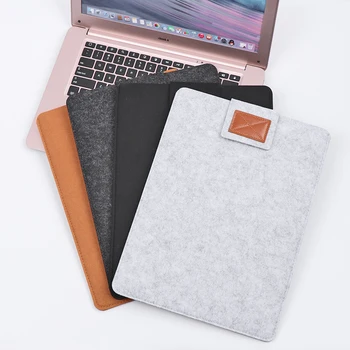 Móda Prenosný Laptop Rukáv Prípade Taška vlnená Plsť Anti-scratch Kryt pre MacBook Pro Air Retina Ultrabook Notebook Tablet PC