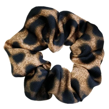 Móda Pružnosť Scrunchie New Horúce Copu Držiteľ Hairband Leopard Zrna Vlasy Lano Pre Ženy Dámske Elastické Vlasy Band