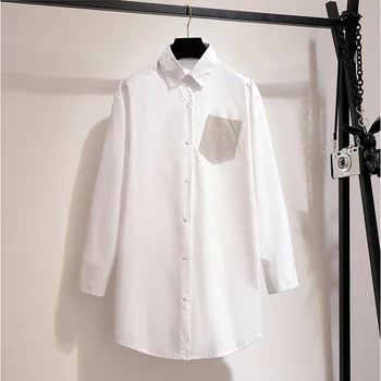 Módne biele tričko dlhé rukávy dve dielna sada šaty na začiatku jesene oblečenie nové female0 2020 populárne sukne 2 dielna sada ženy W746 25309