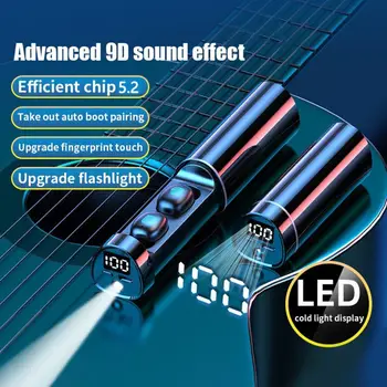 N21 Bluetooth 5.2 Bezdrôtové Slúchadlá LED Displej HiFi Športové Slúchadlá In-Ear Slúchadlá Slúchadlá Bezdrôtová Earphons