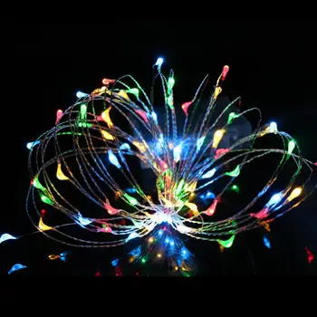 Na Vianočný Stromček, Svadobné Party Dekorácie Vonkajšie LED Reťazec Medený Drôt Batérie Krajiny Lampa Festival Dvore Garland