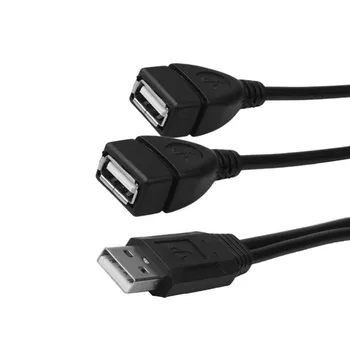 Nabíjanie pomocou pripojenia USB Napájací Kábel, Kábel Predlžovací Kábel USB 2.0 A 1 muž 2 Dual USB Žena Údaje Hub Moc Prispôsobiť 73068