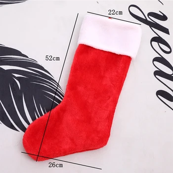 Najlepšie Predaj 20pcs/veľa Vianočné Pančuchy Dekor Ornament Strany Candy Ponožky Tašky Vianočné Darčeky Domov Stromu Visí Prívesok Na Nový Rok 30630