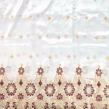 Najnovšie George Čipky Textílie bielej s Flitrami 2018 kvalitné Vyšívané Guipure Afriky čipky Textílie Pre Svadobné Šaty WH6-27 12647