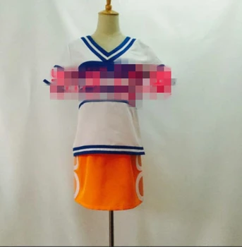 Nami JEDEN KUS Anime Cosplay OP Nami denne vyhovovali ženy t-košele a sukne 69708