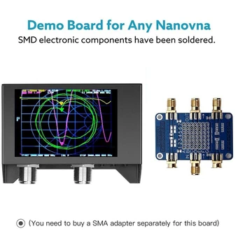 NanoVna DSP-2N VNA Anténny Analyzátor 50KHz-3GHz Vektor Network Analyzer,4 cm LCD,Napätie Stojatej Vlny Pomer Smith Graf